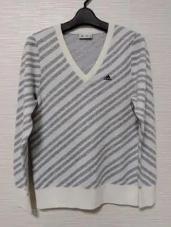 美品✨adidas ストライプセーター Mサイズ