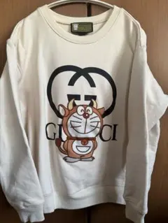 GUCCI×ドラえもん ドラえもんコラボ 牛柄スウェット