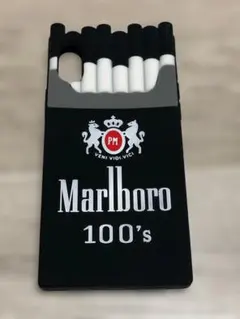 iPhone X Marlboro 100's デザイン スマホケース