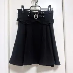 ROJITA ミニスカート ブラック ビジュー タグ付き 新品未使用のサムネイル