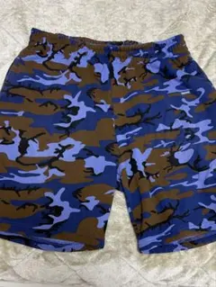 supreme 25ss small box sweat short ブルーカモ