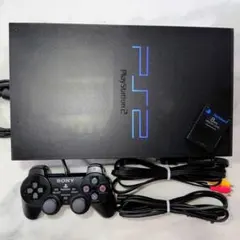 2026年最新】PlayStation 2 ミッドナイト・ブラック SCPH-50000NBの