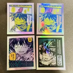 ヒロアカ　緑谷　オーロラステッカー　ステッカー　シール　カード　原画展　爆豪　轟