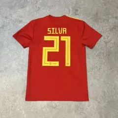 スペイン代表 2018 ホーム #21 ダビドシルバ ユニフォーム