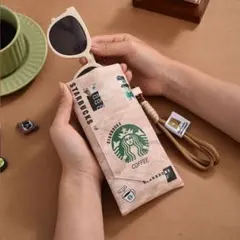 新商品　スターバックス　メガネケース　PU皮革　翌日発送　新品未使用　お洒落
