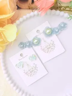No.2490 ワンコイン❁︎アクセサリーセット(blue)