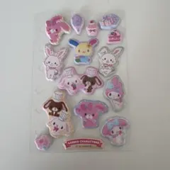サンリオキャラクター ぷっくりシール