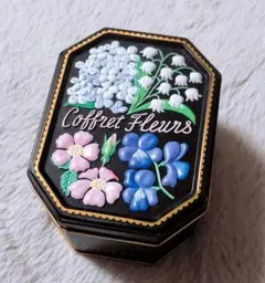 Coffret Fleurs 空き缶 小物入れ
