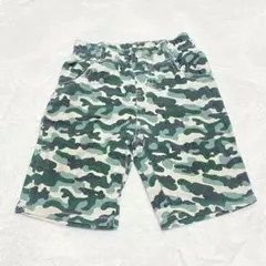 ボトムス 半ズボン 迷彩柄 120