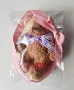 PINK HOUSE テディベア ぬいぐるみコサージュ モカのサムネイル