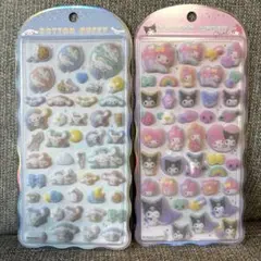 【新品】COTTON PUFFYコットンパフィーシール サンリオ 2枚セット