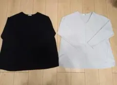 レディース　トップス　カットソー　チュニック　長袖