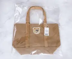 FEILER オールドテディ　ベージュ　ワッペントートバッグ(L・小)