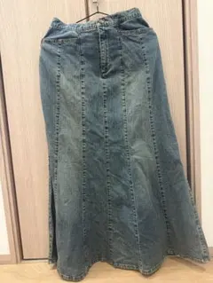 デニム ロングスカート デニム