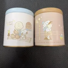 スヌーピー 空き缶 2個セット