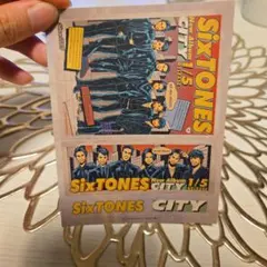 SixTONES CITY アルバム購入特典ステッカー