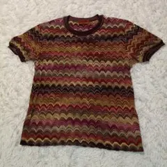 MISSONI 半袖ニット マルチカラー サマーニットのサムネイル