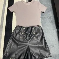 ZARA ベージュセットアップ