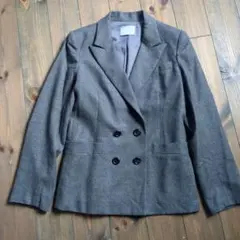 ぐりママ様専用　　theory luxe グレー ダブルブレストジャケット