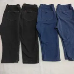 UNIQLO 7分丈 レギンスパンツ セット 110