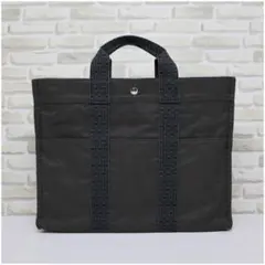 ≪極美品≫エルメス エールライン グレー MM キャンバストートバッグ カデナ付のサムネイル