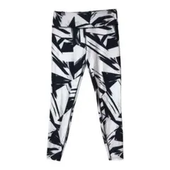 NIKE ナイキ　レギンス　スパッツ　ヨガ　総柄　スポーツウェア　モノクロ　M