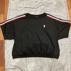 ★新品 未使用 タグ付き★ 『プレイボーイ』バニー ロゴ 半袖Tシャツ 黒 3Lのサムネイル
