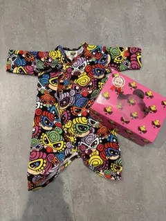 【美品】ヒスミニ　コンビ肌着　60-70cm