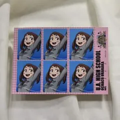 ヒロアカ オープンスクール 麗日お茶子 証明写真シール