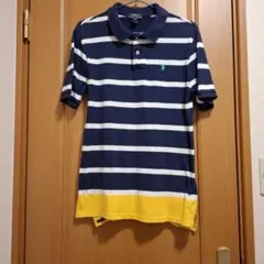 POLO RALPH LAUREN ボーダー ポロシャツ L(14-16)