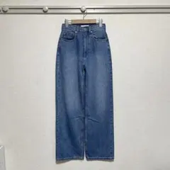 【美品】RAGEBLUE(レイジブルー)ワイドストレートワイドデニム ゆったり