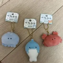ぺたふれ　キーホルダー3点セット