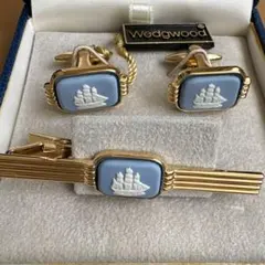 Wedgwood カフス ネクタイピン セット 帆船モチーフのサムネイル