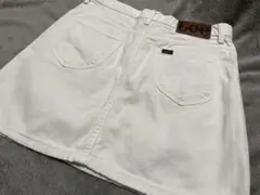 ［Lee］デニムスカート（ホワイト）