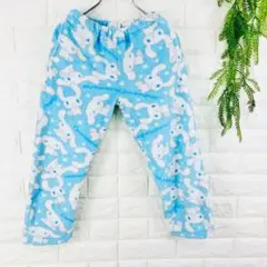 サンリオ シナモンロール フリースパンツ パジャマ モコモコ ズボン 総柄