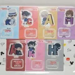 名探偵コナン アクリルスタンド 7種　コンプリートセット　ダイソー