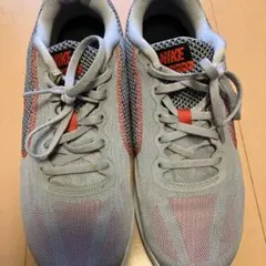 Nike ランニングシューズ グレー/オレンジ 27cm