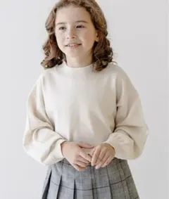 グローバルワーク 白 メルティニット 160 セーター