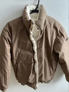 デサント　リバーシブル ダウンジャケット ブラウン ホワイト