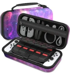 大特価⭐️Nintendo Switch ケース アクセサリー用ポケット付き