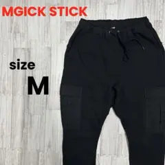 MGICK STICK マジックスティック スウェットカーゴパンツ ブラックMのサムネイル
