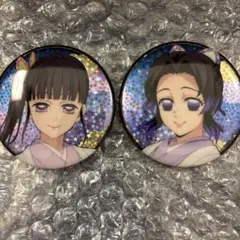 鬼滅の刃 ジャンプフェスタ ジャンフェス 缶バッジ 胡蝶しのぶ 栗花落カナヲ ③