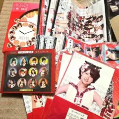 AKB48 1番時計 壁掛け時計 缶バッチセット　その他おまけ　新品未開封