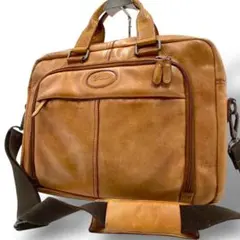 アッシュウッド 2way ビジネスバッグ ショルダー レザー 斜め掛け A4