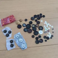 ボタン詰め合わせ 大量セット ハンドメイド 手芸材料金ボタンスナップ