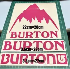 Burton バートン　ステッカー3枚セット タイプA