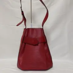 ルイヴィトン サックデポールPM エピ レザー ショルダーバッグ レッド