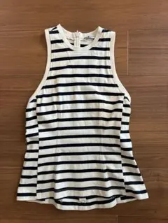 T by ALEXANDER WANG ボーダー ノースリーブ