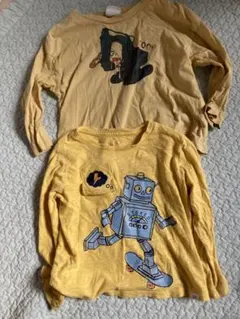 BREEZE ショベルカー ピザ ロンT ベビーギャップ　ロボット　100cm