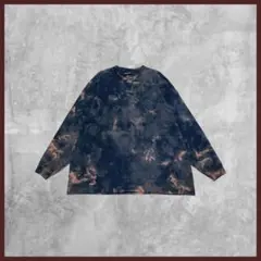 M*n様 US古着 90s puritan ブリーチ ロンT長袖 ネイビー 2Xのサムネイル